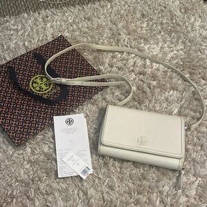 Tory Burch Thea Flat Wallet Cross-Body